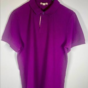 Authentic Mens Burberry Monogram Motif Polo shirt Large